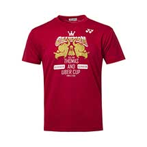 T-SHIRT 18269 "THOMAS CUP 2017" Flame Red