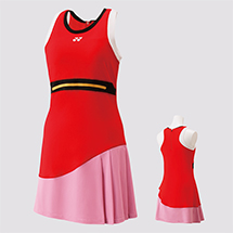 WOMEN'S DRESS WITH INNER SHORTS 20460 Fire Red